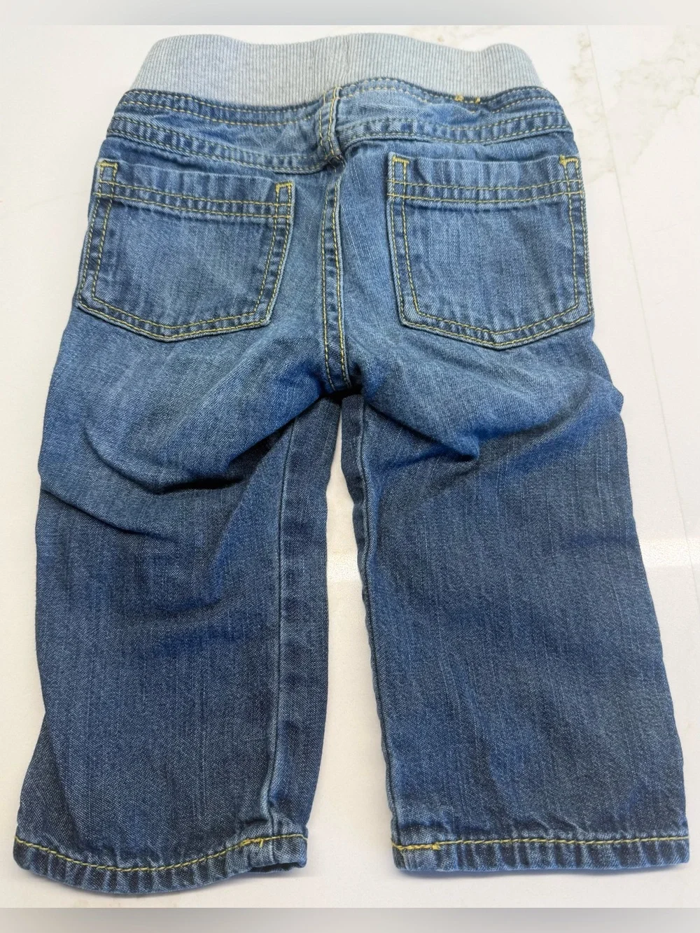 Baby Gap 12-18M Boys Jeans Bundle 3 Denim Pants Pull-On & Snap Waist